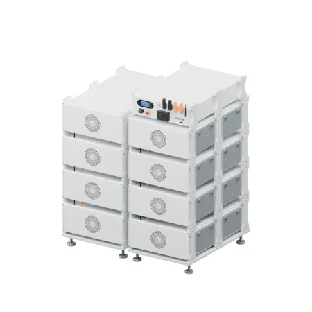FLH48314UG1 — wizualizacja kompletnego systemu z 8 modułami; baterie i BMS sprzedawane osobno