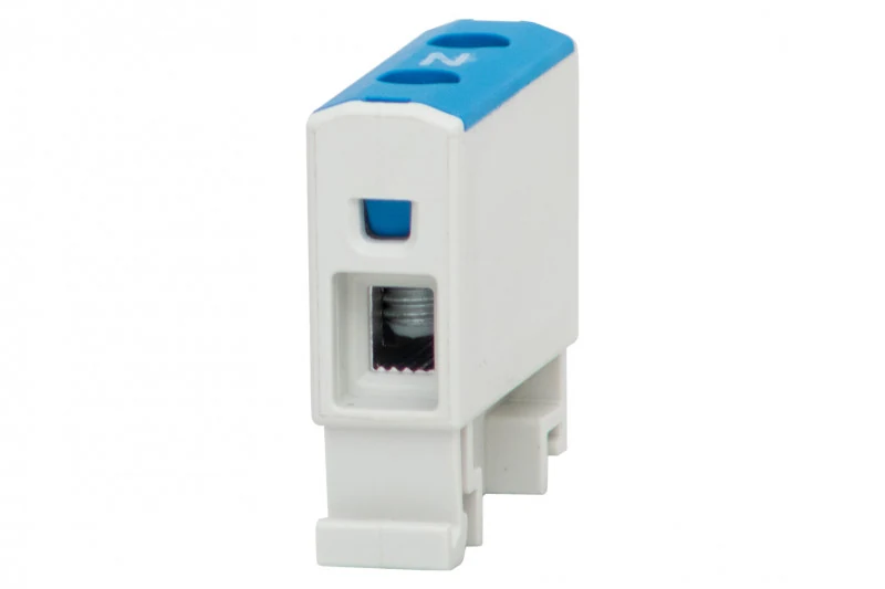 F-ELEKTRO F2.0230 — listwa zaciskowa ZU 1-torowa 1,5–16 mm², niebieska