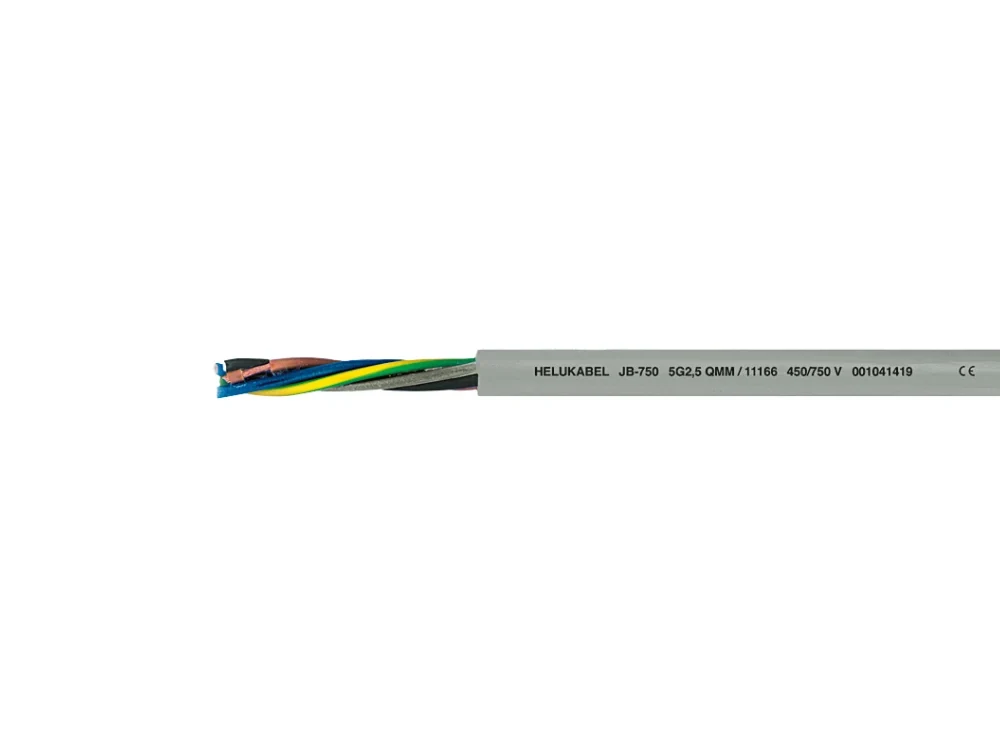 HELUKABEL JB-750 5G6 — elastyczny kabel sterowniczo-zasilający PVC, na metry