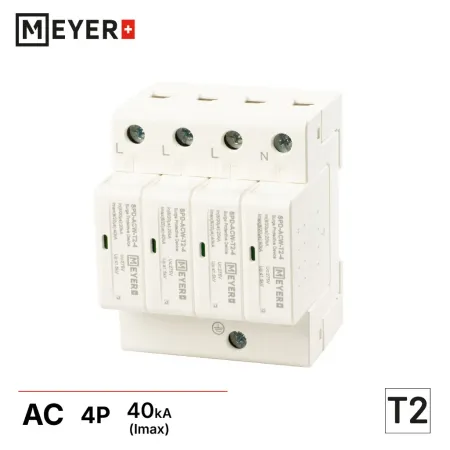 Meyer SPD-ACW-T2-4 — ogranicznik przepięć AC typ 2, 4P Meyer SPD-ACW-T2-4 — ogranicznik przepięć AC typ 2, 4P