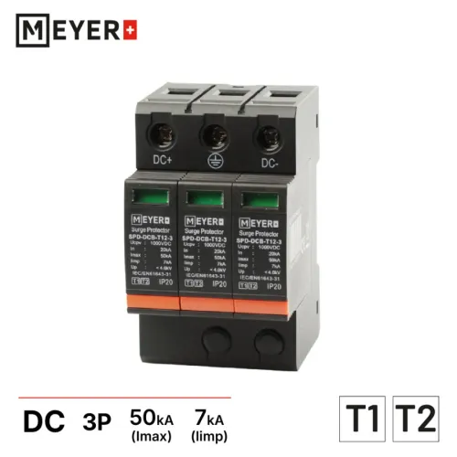 Meyer SPD-DCB-T12-3 — ogranicznik przepięć DC typ 1+2, 1000 V, 3P
