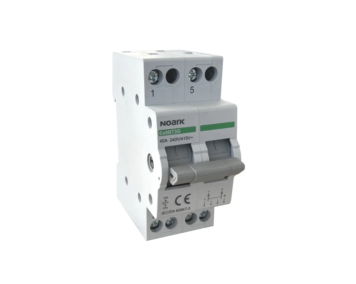 NOARK Ex9BT3G 2CO 40A 113924 — przełącznik I-0-II sieć / zasilanie awaryjne
