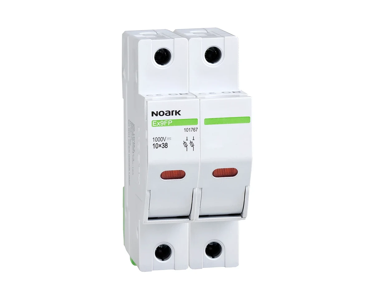 NOARK Ex9FP 2P 30A 101767 — podstawa-rozłącznik bezpiecznikowy DC 1000 V, 10×38