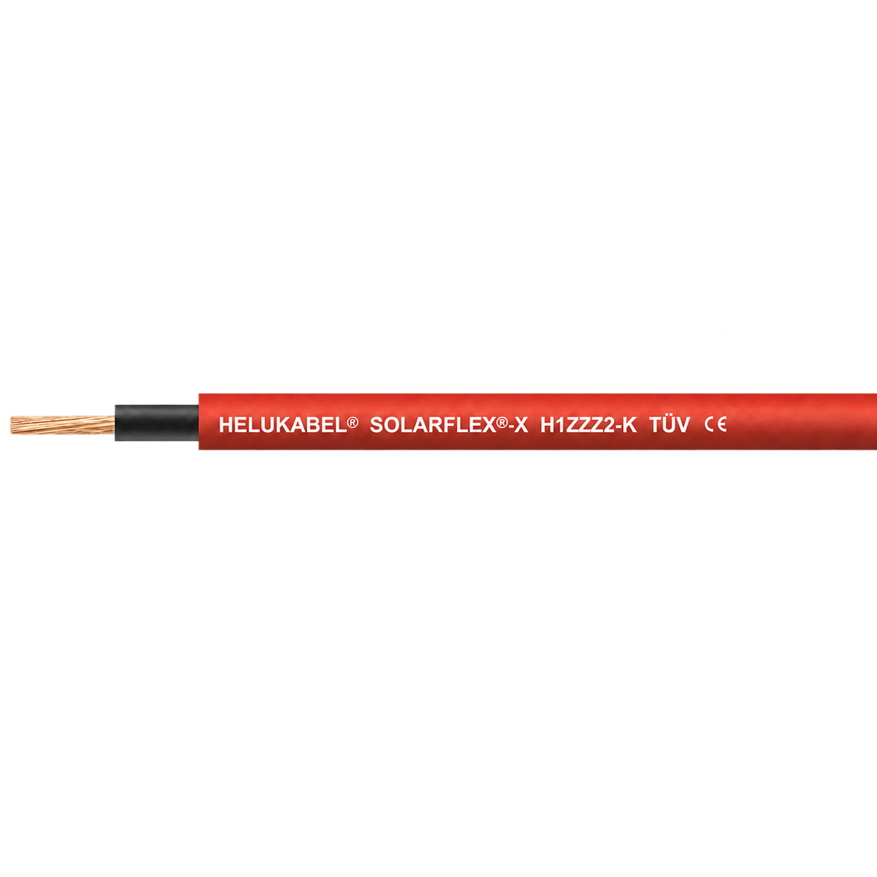 HELUKABEL H1Z2Z2-K 6 mm² czerwony — na metry