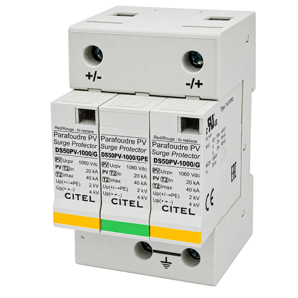 CITEL DS50PVS-1000/G — ogranicznik przepięć typu 2 DC