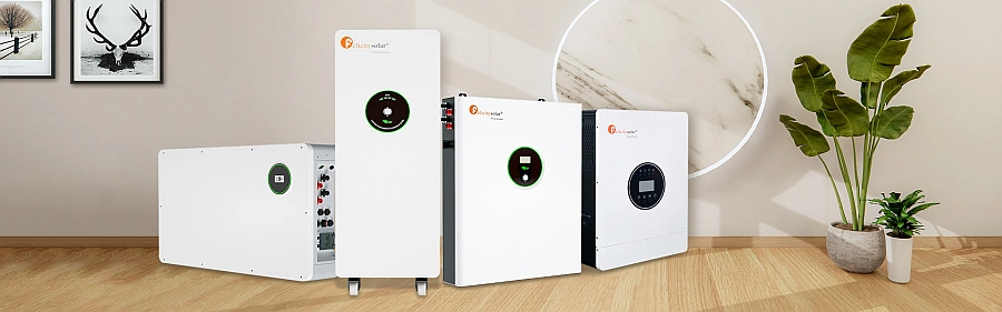 Magazyny energii i falowniki Felicity Solar w pomieszczeniu