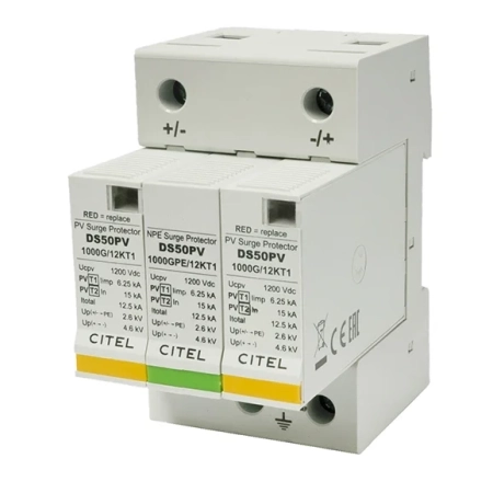 CITEL DS50PVS-1000G/12KT1 — ogranicznik przepięć typu 1+2 DC
