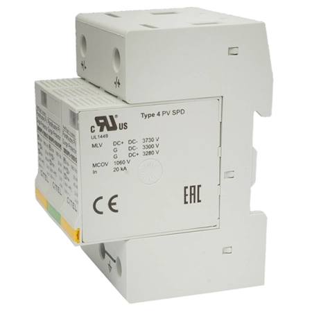 Ogranicznik przepięć PV Typ 2 Jean Mueller DS50PVS-1000/G - C480341