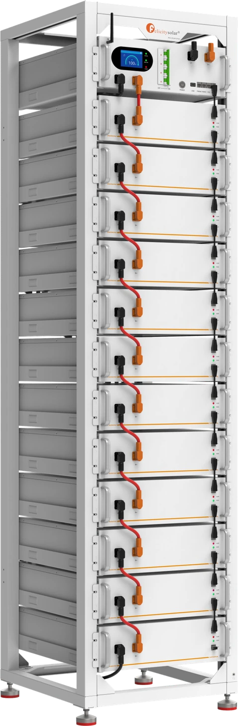 Szafa rack Felicity FLH48100UG2 w widoku z boku