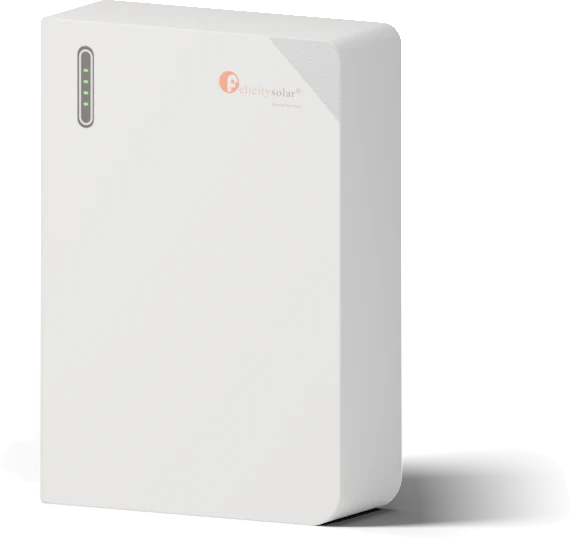 Magazyn energii Felicity FLB48100WG1-H 5,12 kWh, wizualizacja 3D